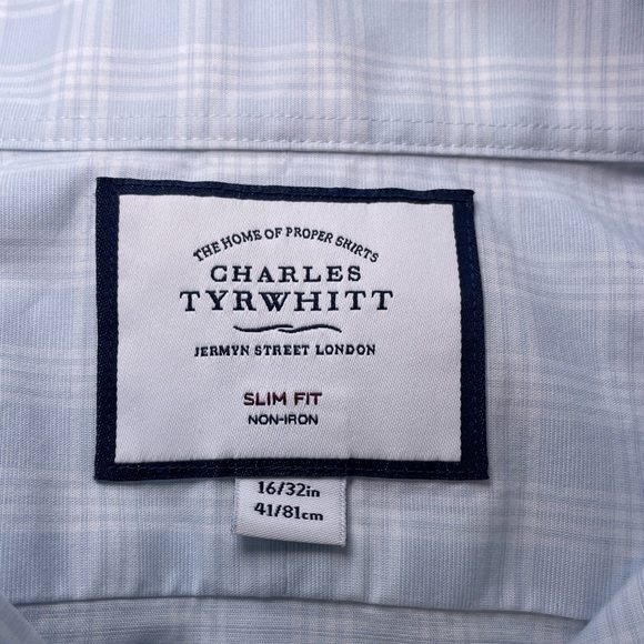 CHARLES TYRWHITT MEN’S DRESS SHIRT. SIZE 16/32 in. - Picture 8 of 9